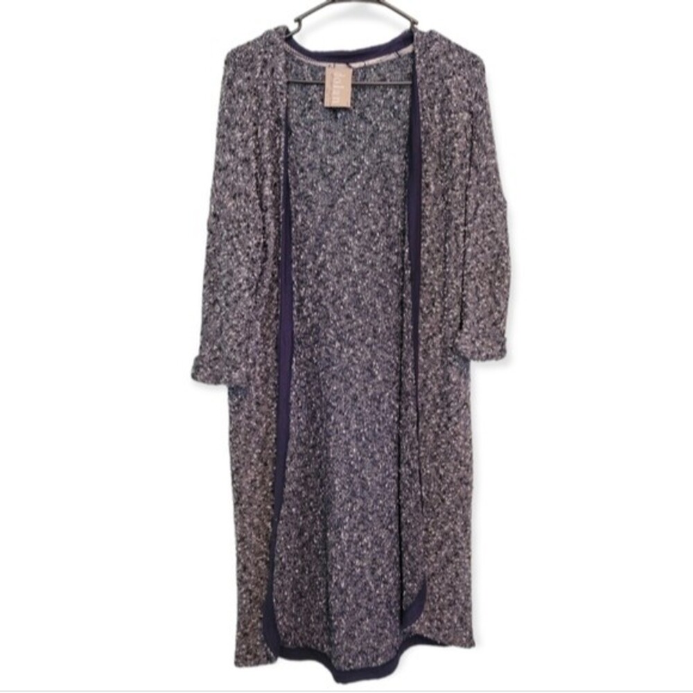 Anthropologie Dolan Left Coast Collection Blue Long Line Cardigan Sweater Size S